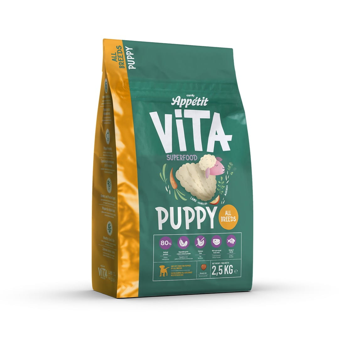 Comfy Appetit Vita Puppy Lamb Karma Sucha Dla Szczeniąt Jagnięcina 2,5kg